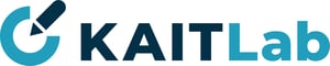 KAIT Lab logo with stylized math icon and blue lettering