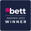 bett Awards 2023 Winner badge, indicating recognition for excellence in education technology.