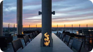 AC Hotel Orlando Downtown fireplace